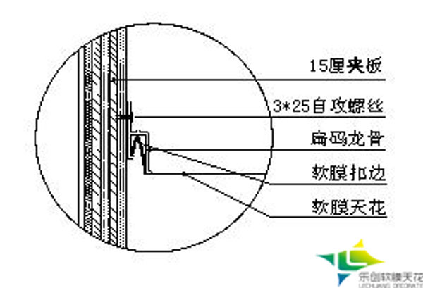 軟膜天花編碼龍骨安裝圖解